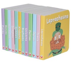 A Case of Mythical Creatures 12 Board Books- Ages 3+- By Sweet Cherry Publishing