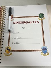 Harry Potter Hogwarts School Years Scrapbook LIKE NEW