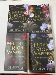 Filthy Rich Vampires 4 Book Collection Set by Geneva Lee Paperback Paranormal Ro