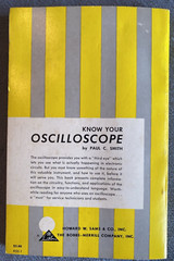 „Know Your Oscilloscope” by Paul C. Smith 154 pages 1964 Photofact Paperback