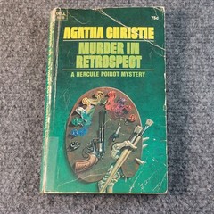 Vintage Agatha Christie Paperback Book Lot of 4 Poirot Mysteries Dell 60s 70s