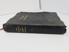 The Bible for Young Folks 1945 Illustrated Gold Gilt Page Edges Red Letter Ed.