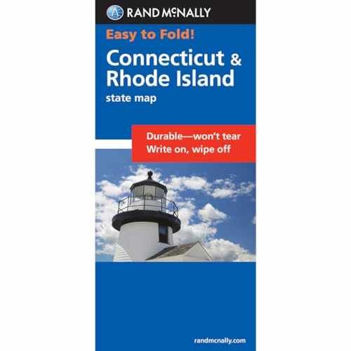 Rand McNally Connecticut Rhode Island: Easy – Map, by Rand McNally – Very Good