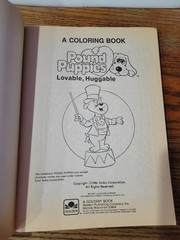 Vintage Pound Puppies Tonka Corp. Giant Coloring Book 1986 Loveable Huggable