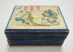 Vintage 1940s Miniature 4″ Children’s Book Lot A Little Book & Lollipop Book (8)