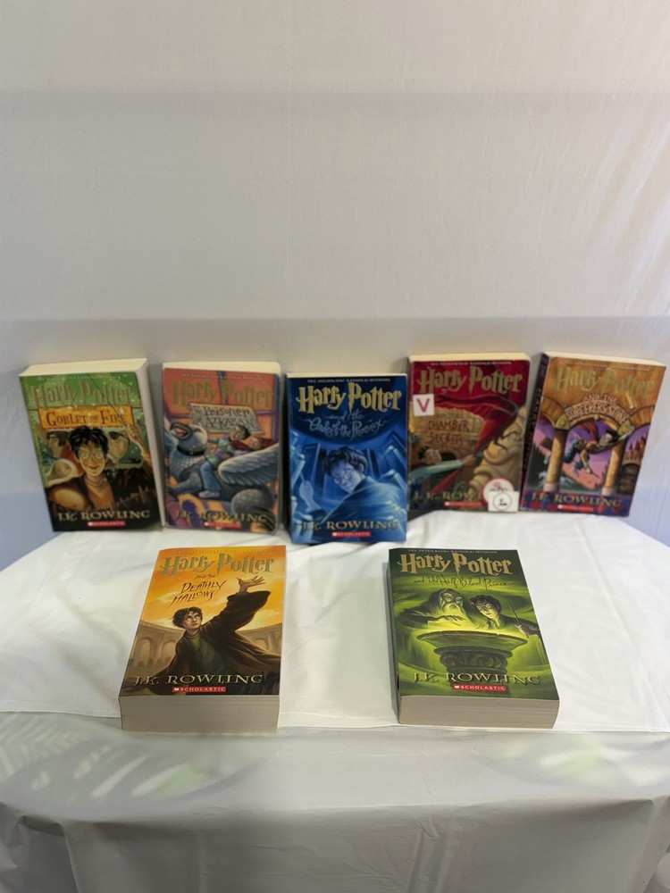 Harry Potter Paperback Boxset #1-7 by J. K. Rowling (2009, Hardcover)