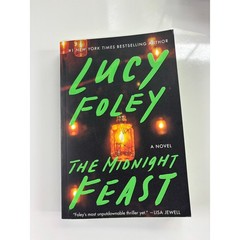 Paperback Book The Midnight Feast Lucy Foley Sprayed Edge Green
