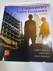 ISE Contemporary Labor Economics by McConnell, Campbell [Paperback]