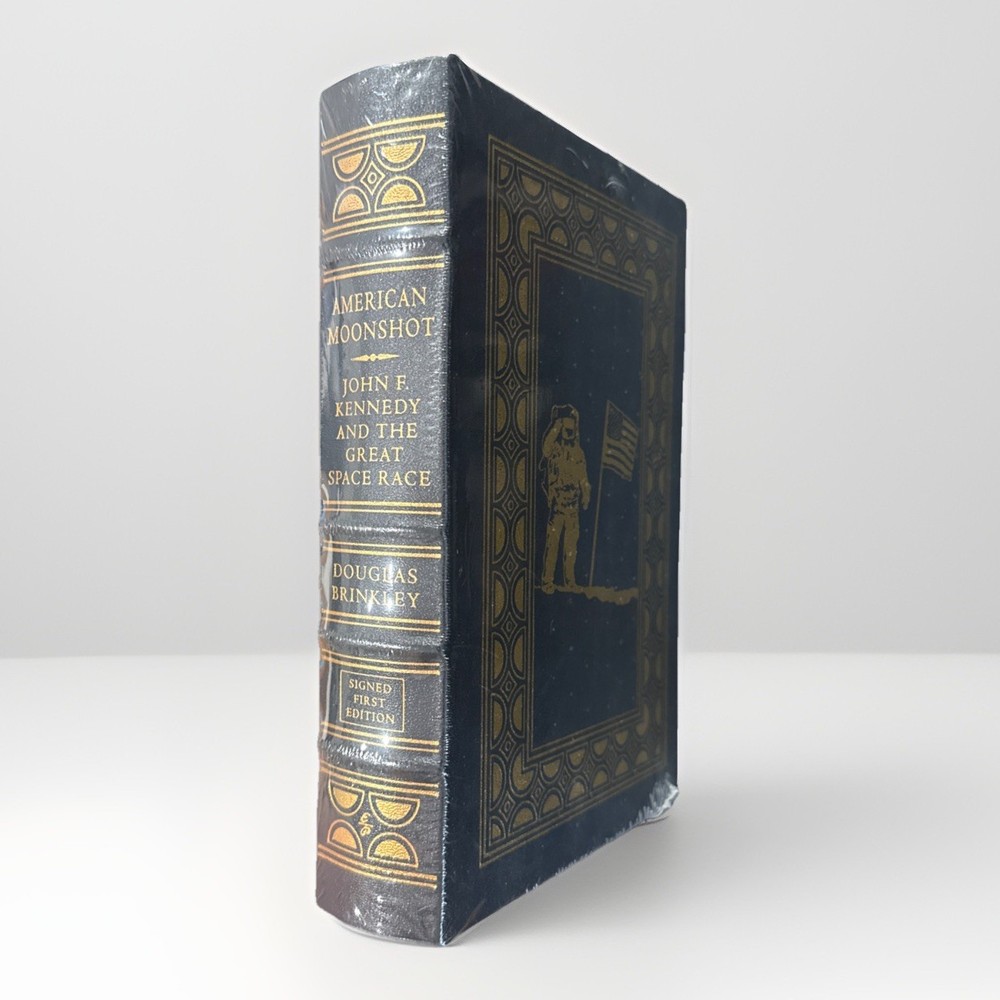 American Moonshot by Douglas Brinkley SIGNED first edition Easton Press—SEALED