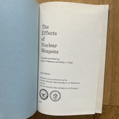 The Effects of Nuclear Weapons by Samuel Glasstone 3rd Ed 1977 with 'computer’