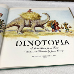 SIGNED! 1992 First Edition Dinotopia: A Land Apart from Time James Gurney Book