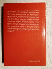 AIDS ETHICS LOVE Andre Glucksmann GERMAN Stachel der Liebe Ethik im Zeitalter