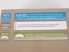 Zondervan NIV Life Application Study Bible Indexed Black Leather 1984 2011 USA