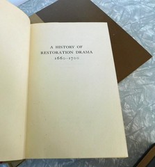 History of English Drama 1660-1850 by Allardyce Nicoll 1929/1940 HC 5 Volume Set