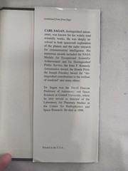 Contact Carl Sagan Movie Novelization Tie-In Book Club Edition DJ HARDCOVER VGC