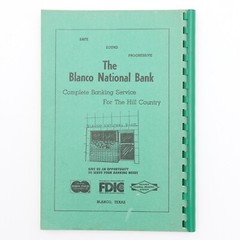 Blanco Country Cook Book Texas 1971 Edition 112 pages GBC Paperback