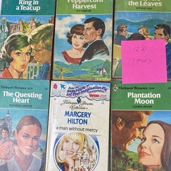 Lot of 88 Harlequin Romance Paperback Books Vintage Red Pages 60’s 70’s 80’s 90s