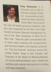 2013 Flip the Pyramid by Greg Slamowitz SIGNED First Edition H/C D/J 210 Pages