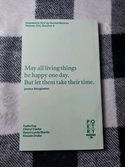 POETRY Magazine (July/August 2024 Vol 224 Number 4) Literature Poetry Magazine