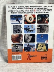 1998 WAY INSIDE ESPN’S X GAMES BOOK 256 PAGES FIRST PRINTING ORANGE COVER -8061