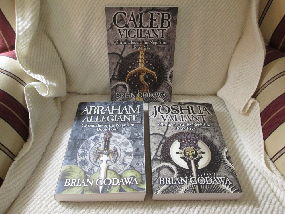 Lot #4 5 6 Chronicles of the Nephilim Brian Godawa Joshua Valiant Caleb Vigilant