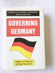 (First American Edition) 1991 HC Governing Germany (Comparative Modern Germany..