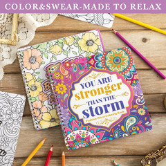 Women’s Coloring Book 30 Pages Inspirational Quotes Coloring Books for Adults to