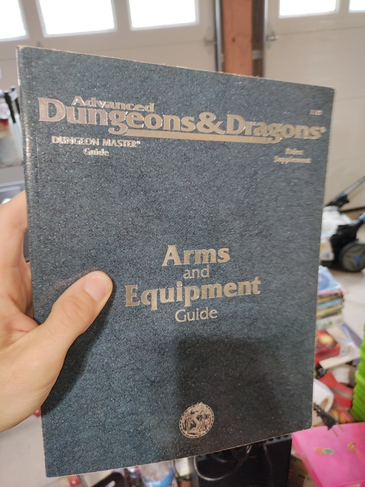 Arms and Equipment Guide 1991 Advanced Dungeons Dragons Master Rules Supplement