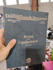 Arms and Equipment Guide 1991 Advanced Dungeons Dragons Master Rules Supplement