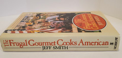 The Frugal Gourmet Cooks American by Jeff Smith (1987, Hardcover) Dust Jacket