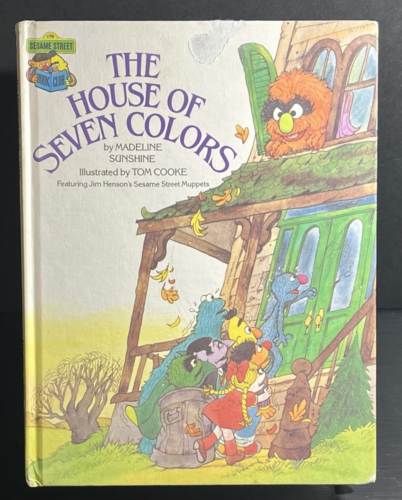 The House of Seven Colors Madeline Sunshine Sesame Street 1985 Golden Press HC