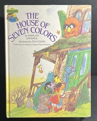 The House of Seven Colors Madeline Sunshine Sesame Street 1985 Golden Press HC