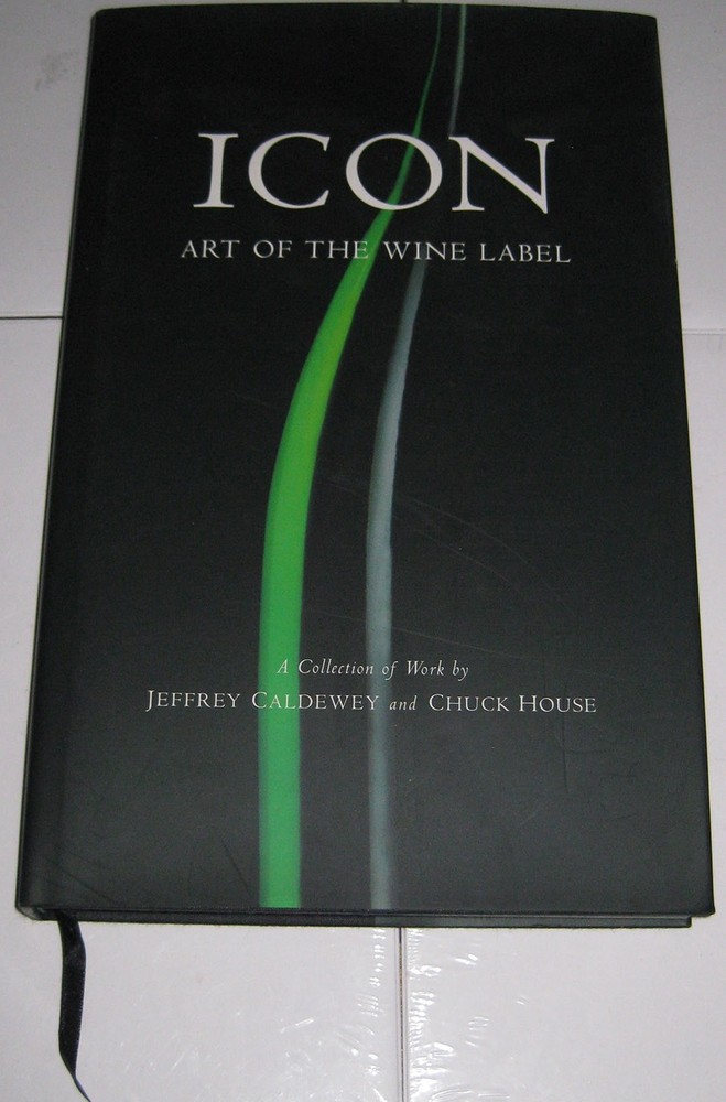Icon Art of the Wine Label, 8.5 in. X 13.25 in., Signed, mint condition, ribbon