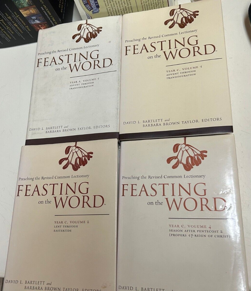 FEASTING ON THE WORD Preaching Lectionary, Year A C Hardcover 4 BOOKS LOT