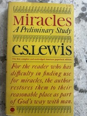 Miracles A Preliminary Study by C. S. Lewis 1947 paperback