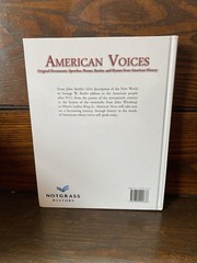 American Voices : Original Documents, Speeches, Poems, and Stories from American