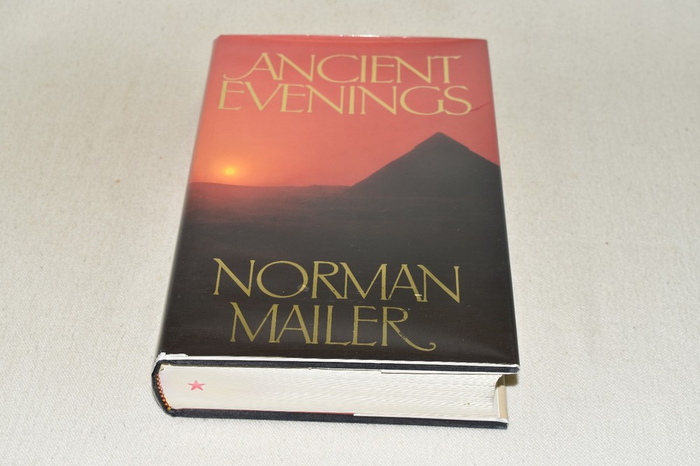 SIGNED Norman Mailer ANCIENT EVENINGS HCDJ 1ST/3RD 1983 Naked Dead EXC/RARE OOP