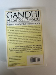 Gandhi Mohandas K. Gandhi Beacon Press 1993 Trade Paperback Autobiography