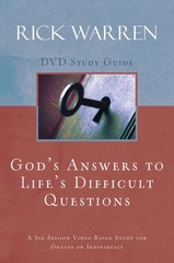God’s Answers to Life’s Difficult Questions Bible Study Guide by Warren