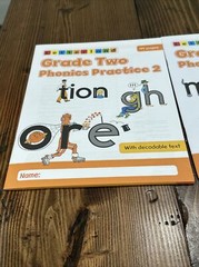 Grade Two Phonics Practice Books 1 & 2 Letterland TQ34 – NEW