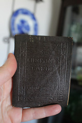 Little Leather Library – A CHRISTMAS CAROL Charles Dickens Antique Book 1920’s