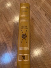 Iliad & Odyssey Homer Gilt Page Edges Hardcover 2011 Canterbury Classics