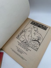 Vintage Lot of 5 DINOSAUR Coloring Books Most Unused But One Has Marks