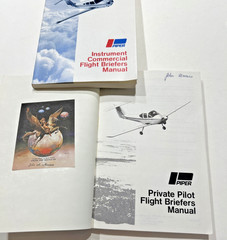 Piper INSTRUMENT COMMERCIAL Flight Briefers Manuals 1979 PB Illustrated JEPPESEN