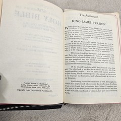 Holy Bible Red Letter KJV 1958 Old & New Testament National Bible Press