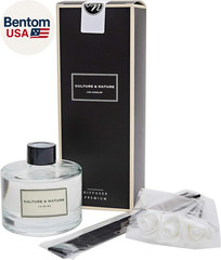 Reed Diffuser Set 6.7Oz (200Ml) Jasmine Scented Diffuser with Sticks Home Fragra