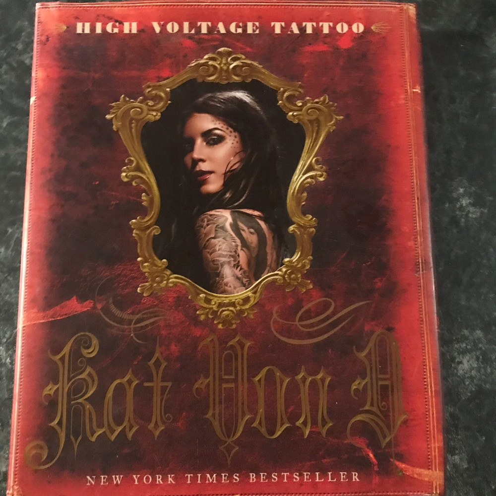 High Voltage Tattoo -by Kat Von D., HBwDJ, 175 pages, illustrated in color, VG++