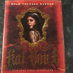 High Voltage Tattoo -by Kat Von D., HBwDJ, 175 pages, illustrated in color, VG++