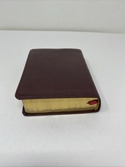 HCSB Large Print Compact Bible • Burgundy Bonded Leather (2005, Holman)