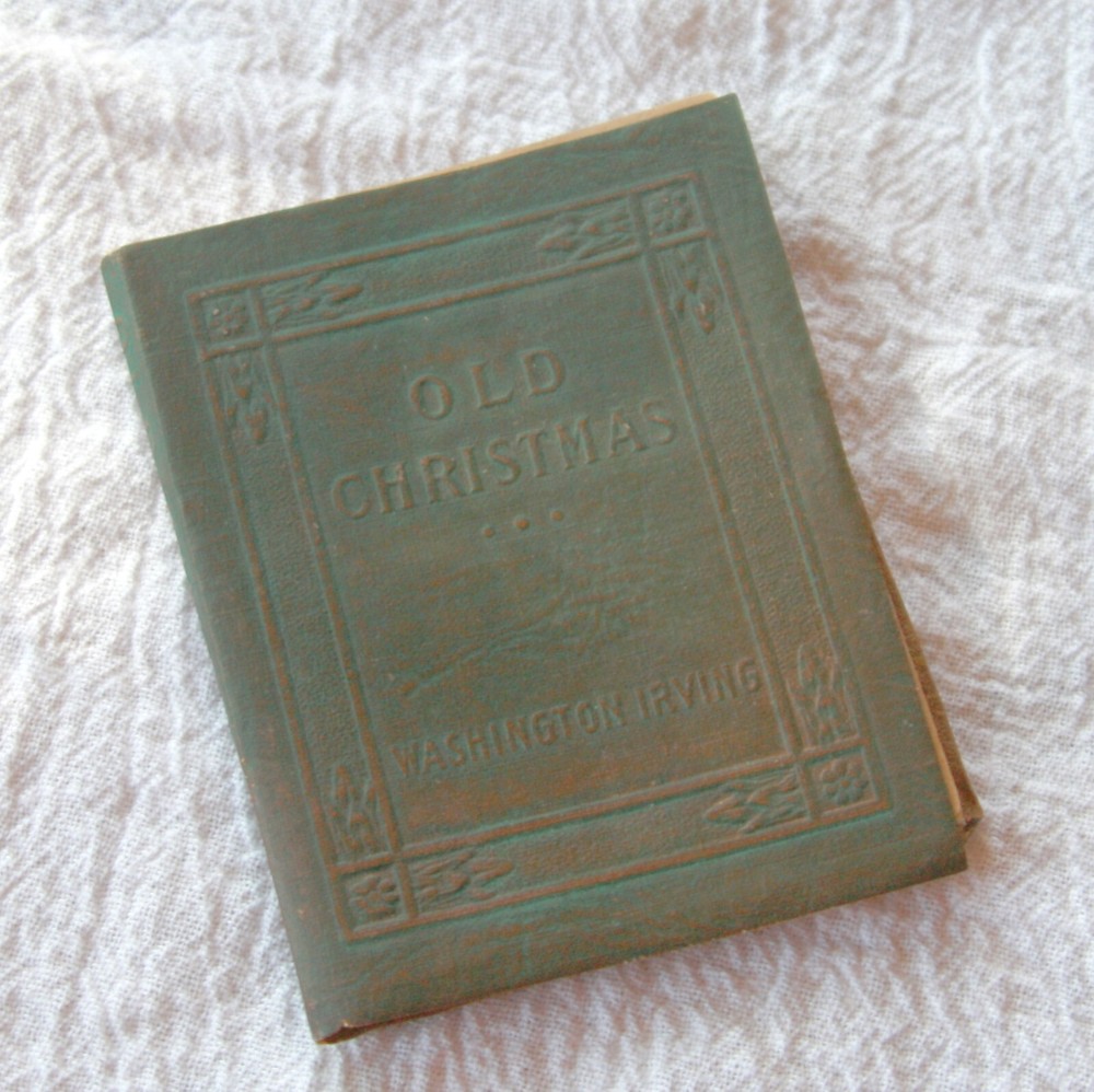 Old Christmas Washington Irving Little Leather Library 1900 mini